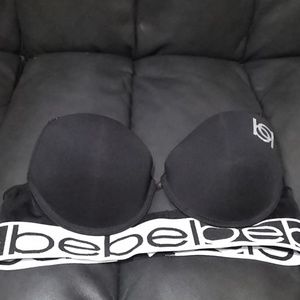 Bebe Intimates 36B Black Bra